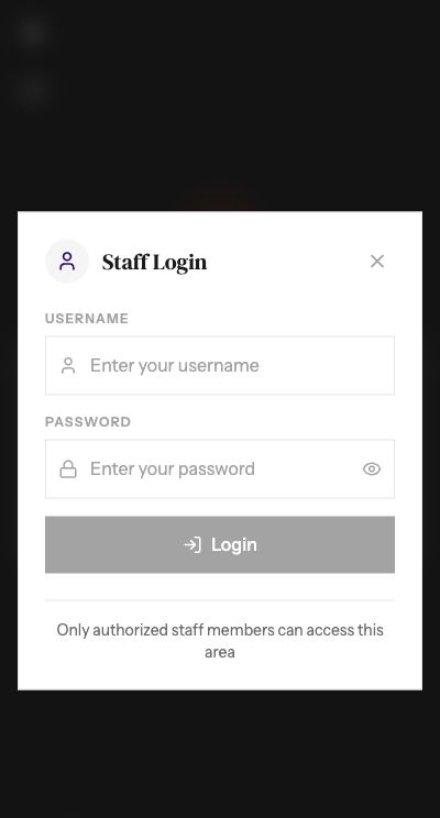 3 · Enter Username and Password, then choose Login.